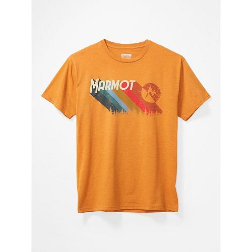 Marmot Radical T-Shirts For Mens Gold WXF642059